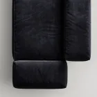 Saphir – Nowoczesna modułowa sofa ze szklanym stelażem, wyprodukowana we Włoszech Viadurini