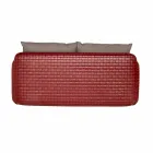 2 osobowa sofa zewnętrzna z tkaniny lub skóry - Mara by Slide Viadurini