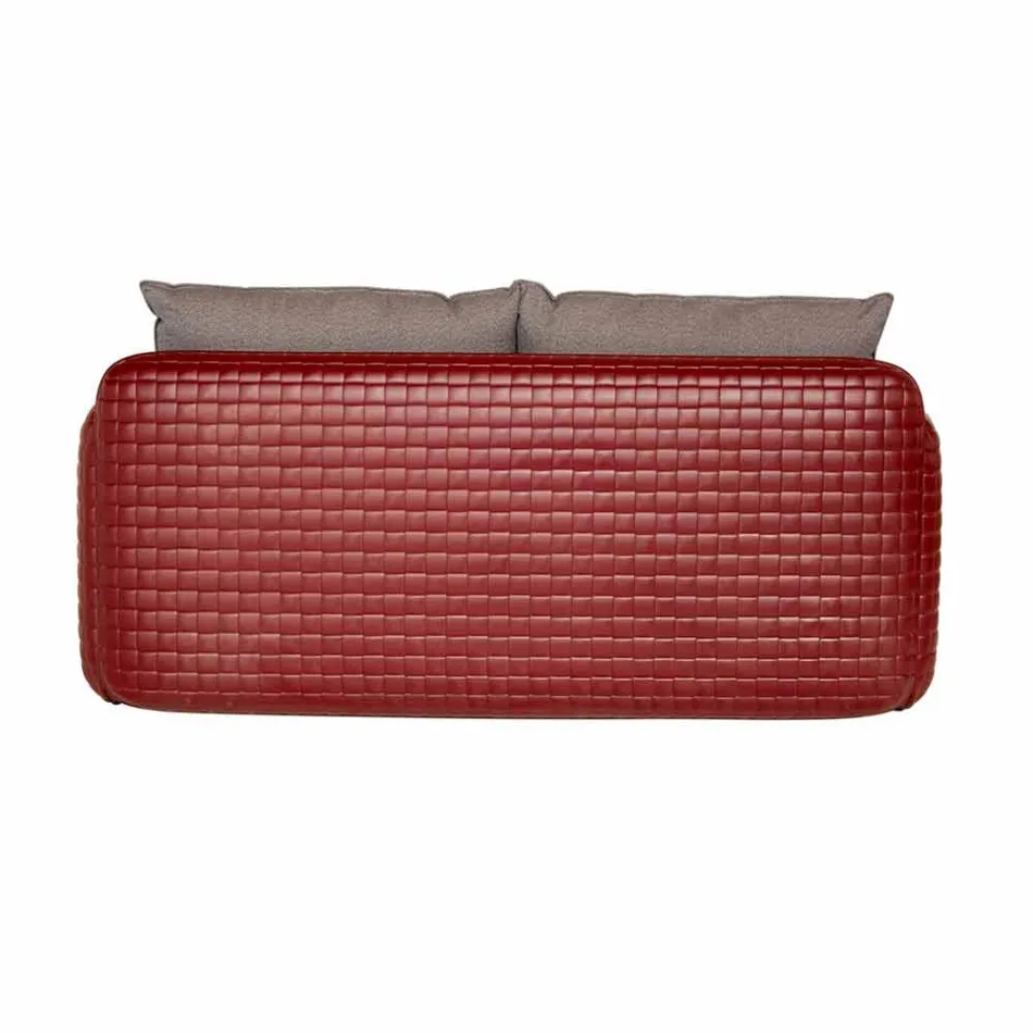 2 osobowa sofa zewnętrzna z tkaniny lub skóry - Mara by Slide Viadurini