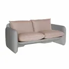 2 osobowa sofa zewnętrzna z tkaniny lub skóry - Mara by Slide Viadurini
