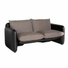 2 osobowa sofa zewnętrzna z tkaniny lub skóry - Mara by Slide Viadurini