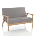 Sofa wykonana z litego drewna sosnowego - Xenon