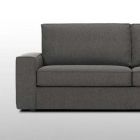 3-osobowa sofa do salonu z tkaniny w kolorze antracytowym Made in Italy - Normandia Viadurini