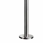 Stalowy prysznic ogrodowy z czasową baterią Made in Italy - Norton Viadurini