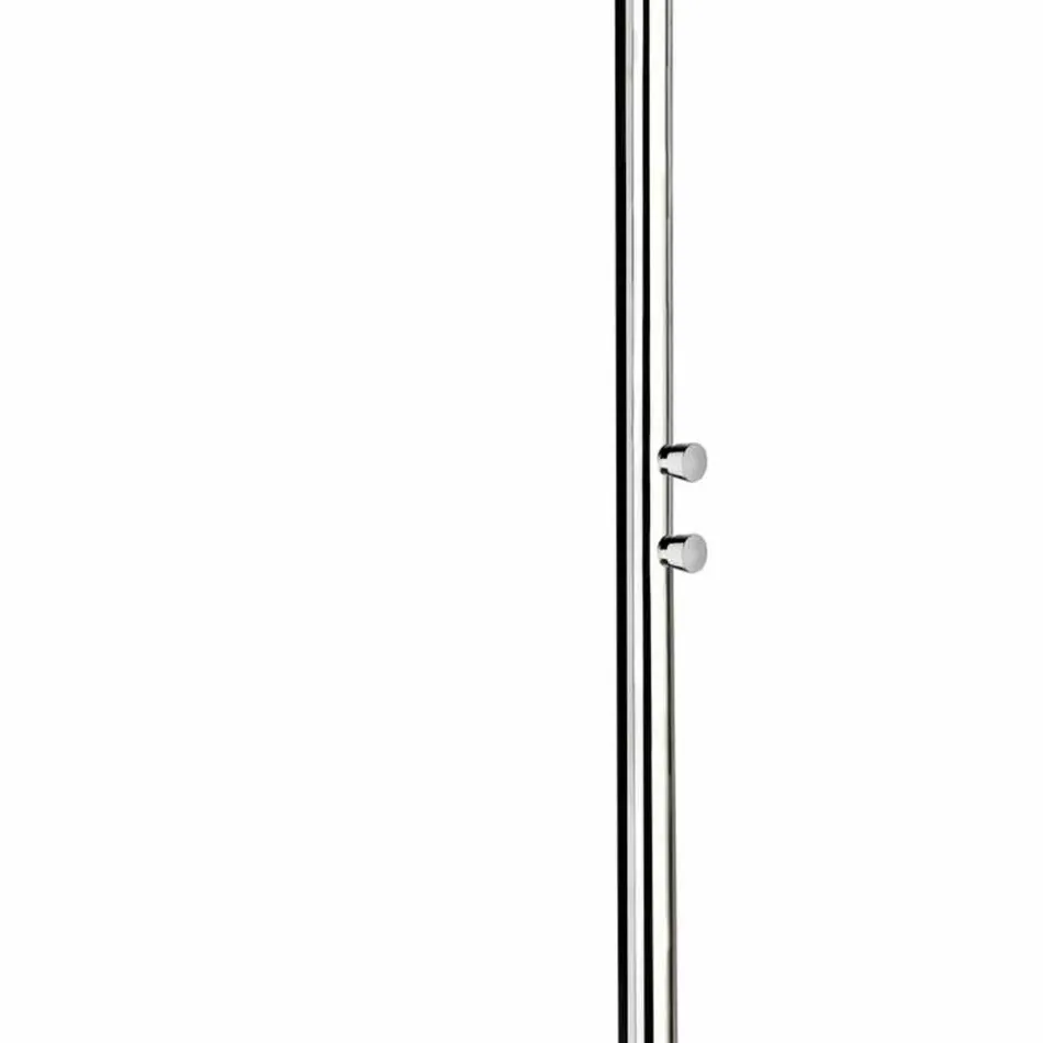 Prysznic zewnętrzny ze stali nierdzewnej z funkcją mycia stóp i minutnikiem Made in Italy - Modeo Viadurini