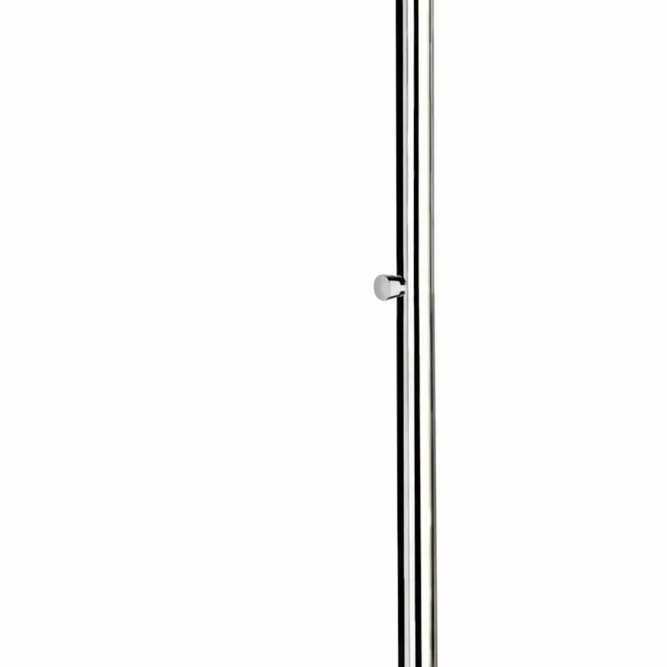 Prysznic zewnętrzny ze stali nierdzewnej z czasową baterią Made in Italy - Modeo Viadurini