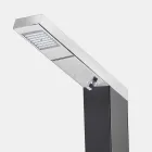 Solarny prysznic ogrodowy ze stali ze strumieniem wodospadu Made in Italy - Werner Viadurini