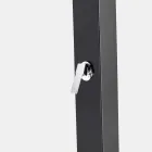 Solarny prysznic ogrodowy ze stali ze strumieniem wodospadu Made in Italy - Werner Viadurini