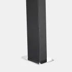 Solarny prysznic ogrodowy ze stali ze strumieniem wodospadu Made in Italy - Werner Viadurini