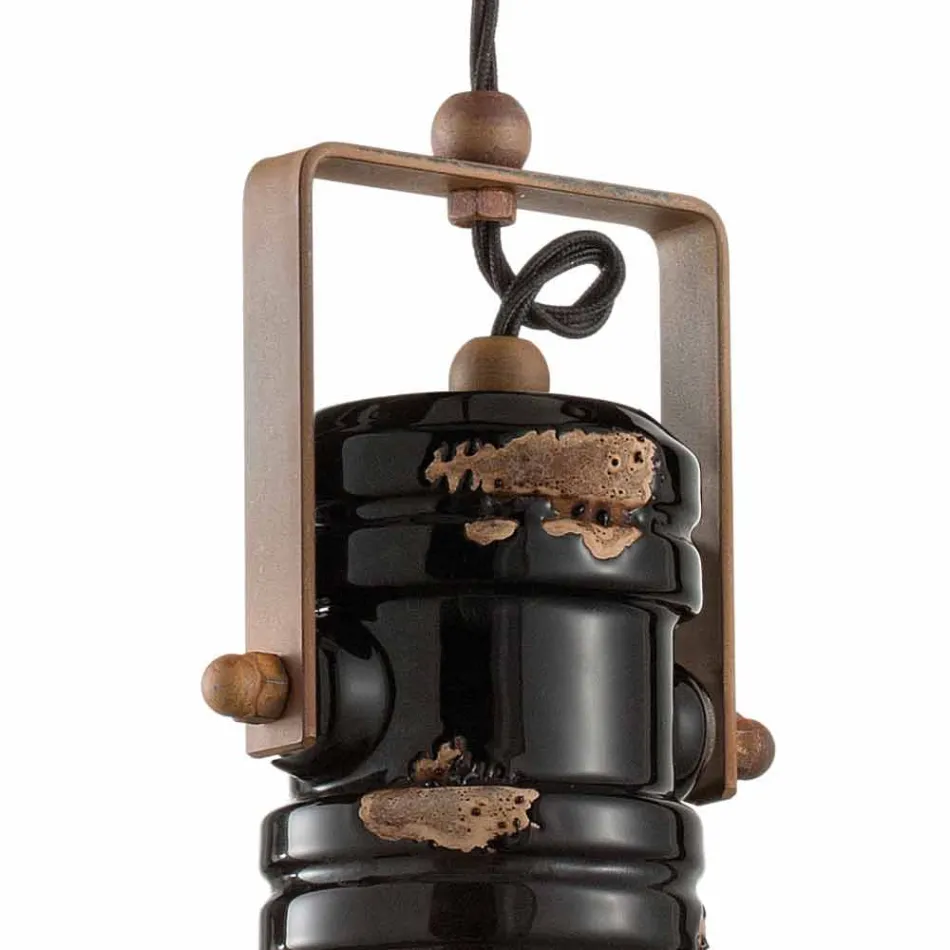 Reflektor Projekt zawieszki rocznika ceramiki ręcznie Carrie Viadurini