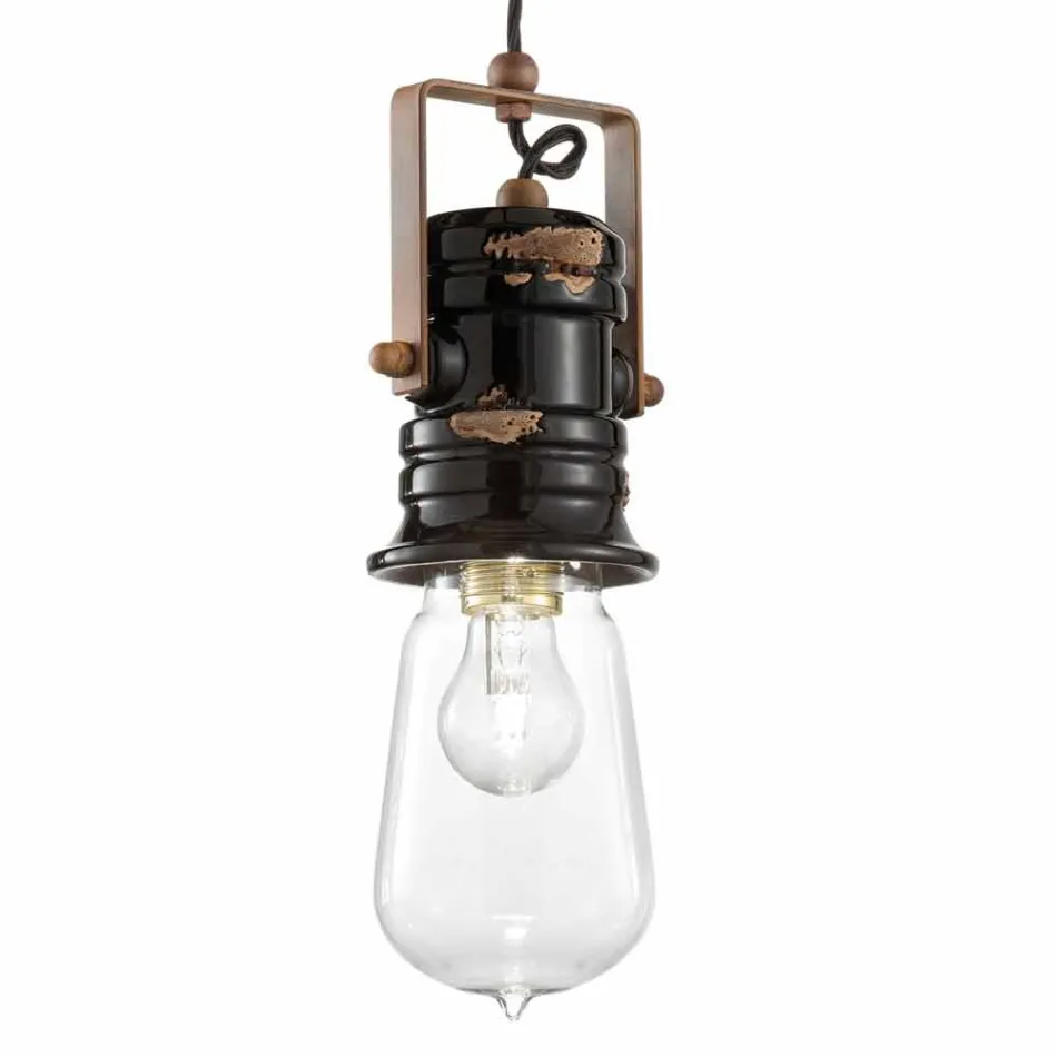 Reflektor Projekt zawieszki rocznika ceramiki ręcznie Carrie Viadurini