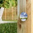 Okrągły reflektor LED 2W do użytku na zewnątrz ze stali nierdzewnej, 4 sztuki - Mayor Viadurini