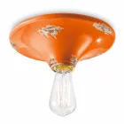 Reflektor z rocznika wykonane stropu ceramicznego Erica Ferroluce Viadurini