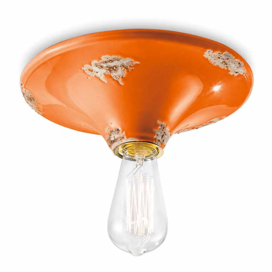 Reflektor z rocznika wykonane stropu ceramicznego Erica Ferroluce Viadurini