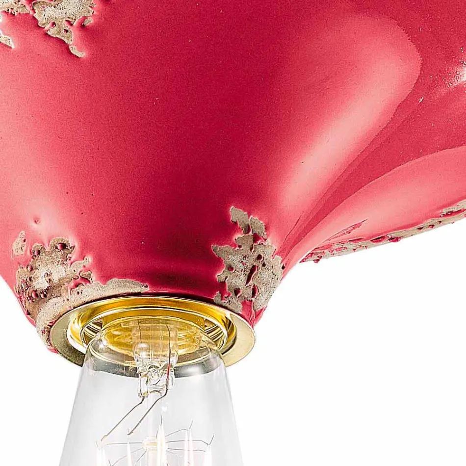 Reflektor z rocznika wykonane stropu ceramicznego Erica Ferroluce Viadurini