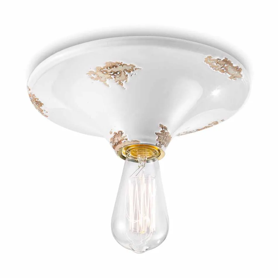 Reflektor z rocznika wykonane stropu ceramicznego Erica Ferroluce Viadurini