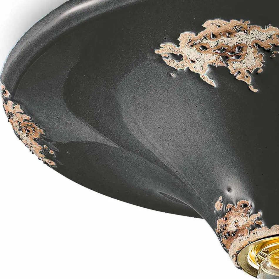 Reflektor z rocznika wykonane stropu ceramicznego Erica Ferroluce Viadurini