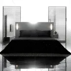 Lniana poszewka na poduszkę z poema koronką i masłem lub czarnymi koronkami Made in Italy - Masone Viadurini