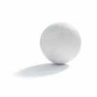 Nowoczesny przycisk do papieru w kształcie kuli z włoskiego satynowego białego marmuru, 2 sztuki - Kula Viadurini