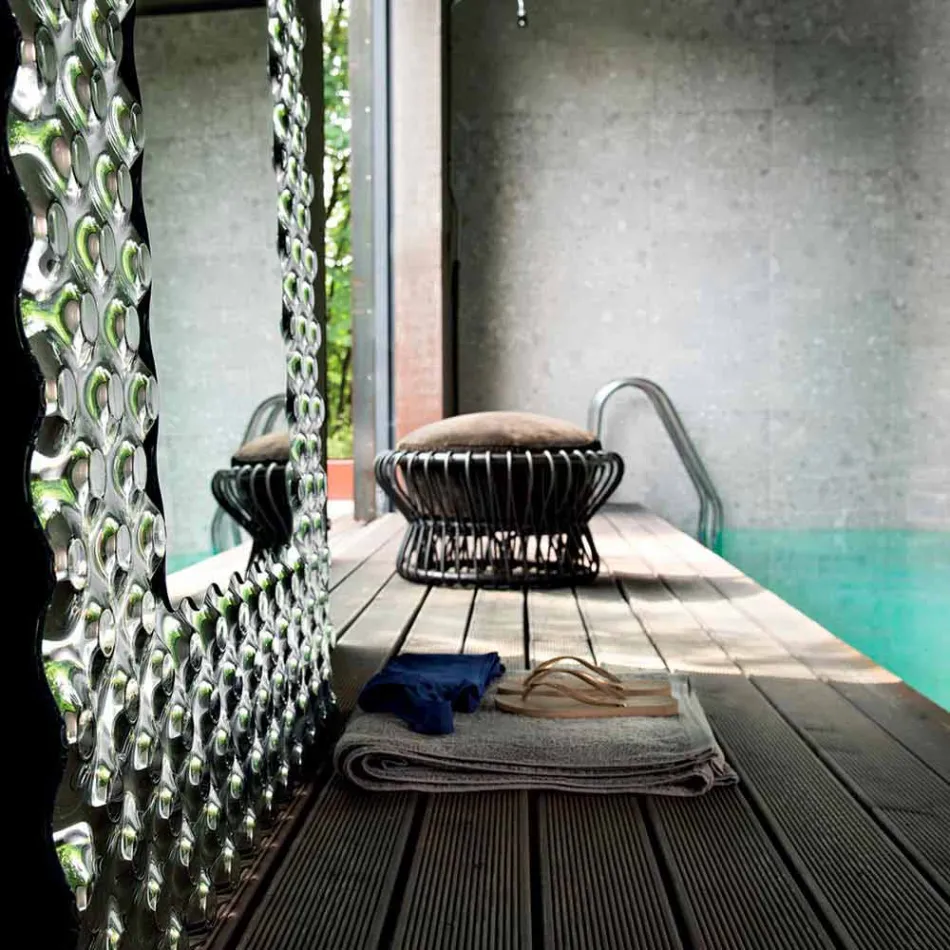 Fiam Italia Pop nowoczesne lustro ścienne / podłogowe 216x116cm wyprodukowane we Włoszech Viadurini