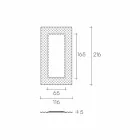 Fiam Italia Pop nowoczesne lustro ścienne / podłogowe 216x116cm wyprodukowane we Włoszech Viadurini