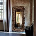 Fiam Veblèn Nowe lustro ścienne w stylu barokowym wykonane we Włoszech Viadurini