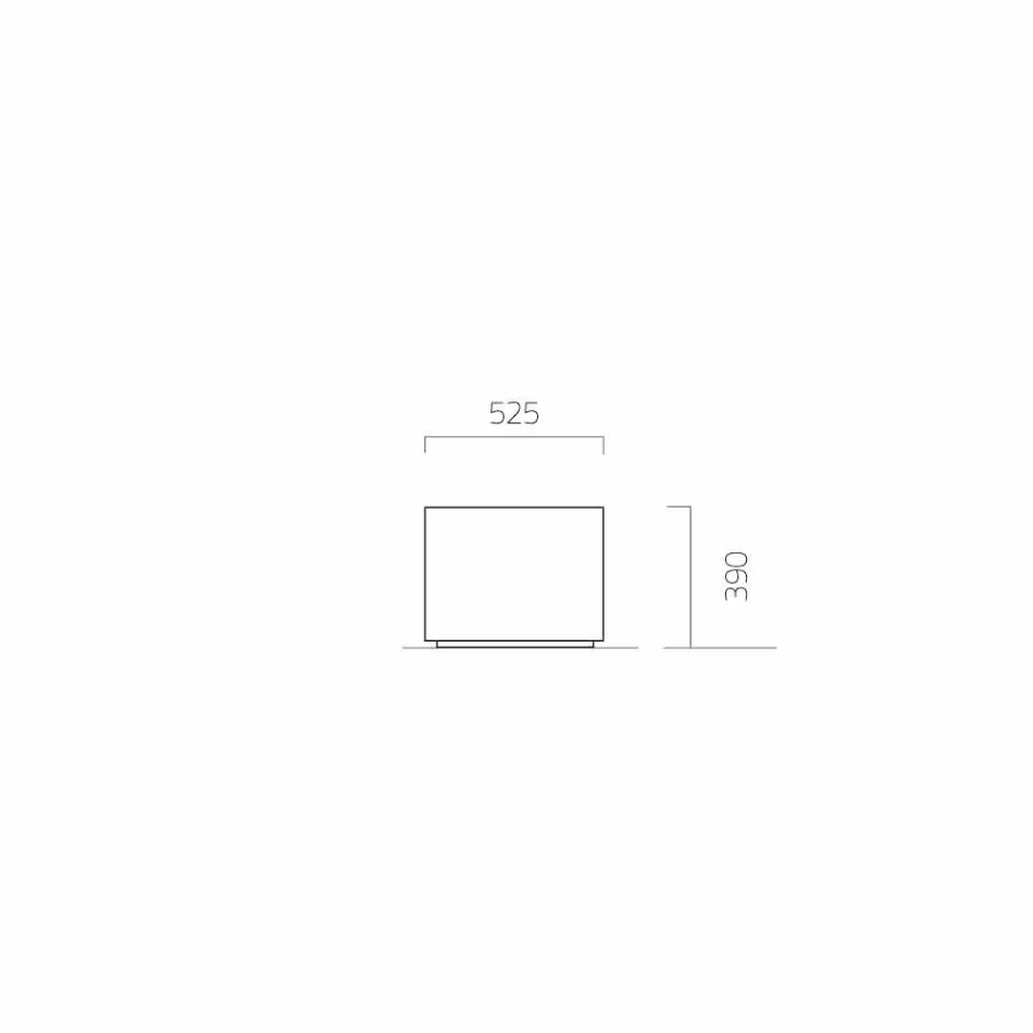 Okrągła / prostokątna donica ogrodowa ze stali Made in Italy - Philly Viadurini