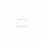 Okrągła / prostokątna donica ogrodowa ze stali Made in Italy - Philly Viadurini