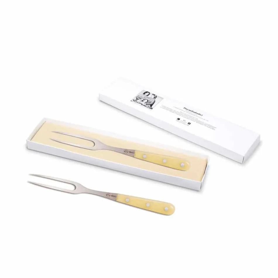 Widelec do krojenia ze stali nierdzewnej Berti wyłącznie do Viadurini - Besano Viadurini