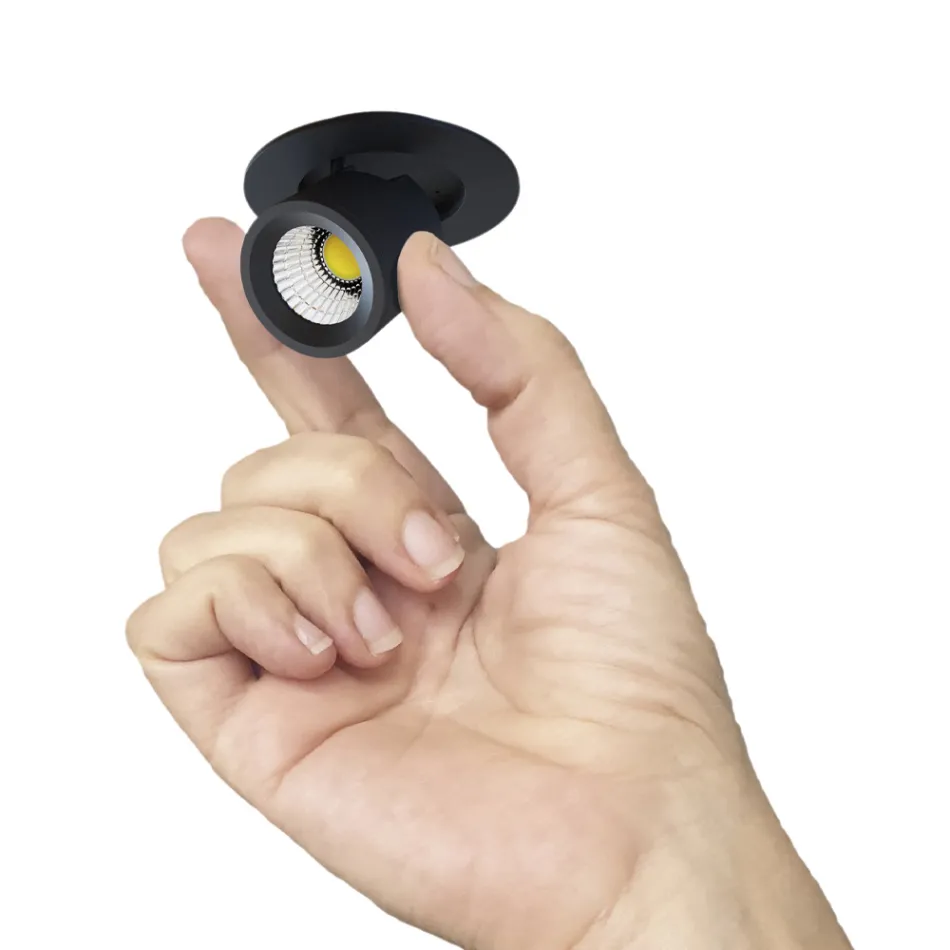 Fotoprojektor Regulowana lampa sufitowa Led z aluminium 4 sztuki - Etruscan Viadurini