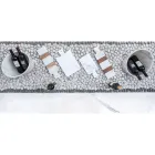 Wino lub szampan Glacette z białego marmuru z Carrary Wyprodukowano we Włoszech - Ciotti Viadurini