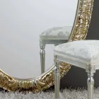 Duże owalne lustro od podłogi / ściany życie, 114x190 cm Viadurini