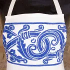 Fartuch lniany ręcznie wykonany w języku włoskim - marki Viadurini