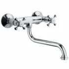 Grupa regulowanych umywalek kuchennych z mosiądzu Made in Italy - Colmo Viadurini