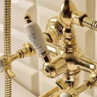 Mosiężna grupa wanien w stylu vintage wyprodukowana we Włoszech - Katerina Viadurini