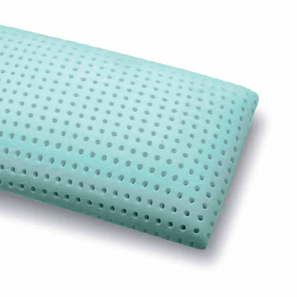 Poduszka w pamięci Aloes Poczuj perforowaną wysokość 15 cm Made in Italy - Limoges Viadurini