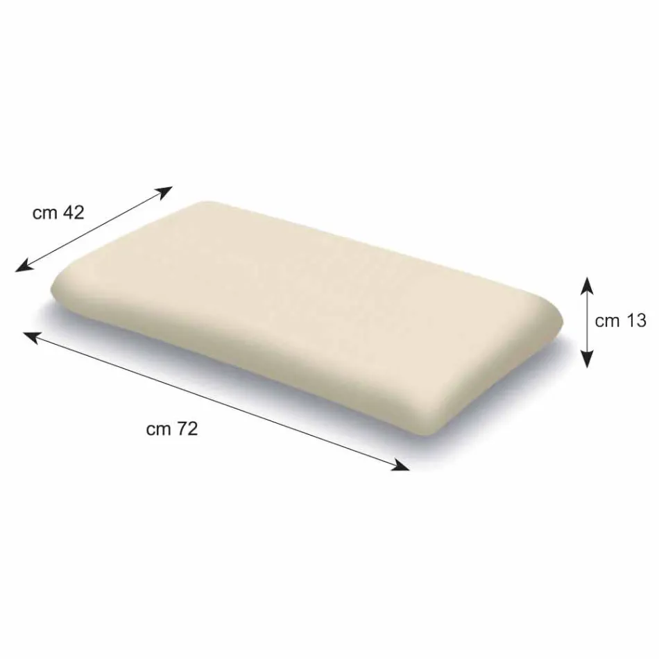 Poduszka Memory Foam o wysokości 13 cm Made in Italy - Magnolia Viadurini