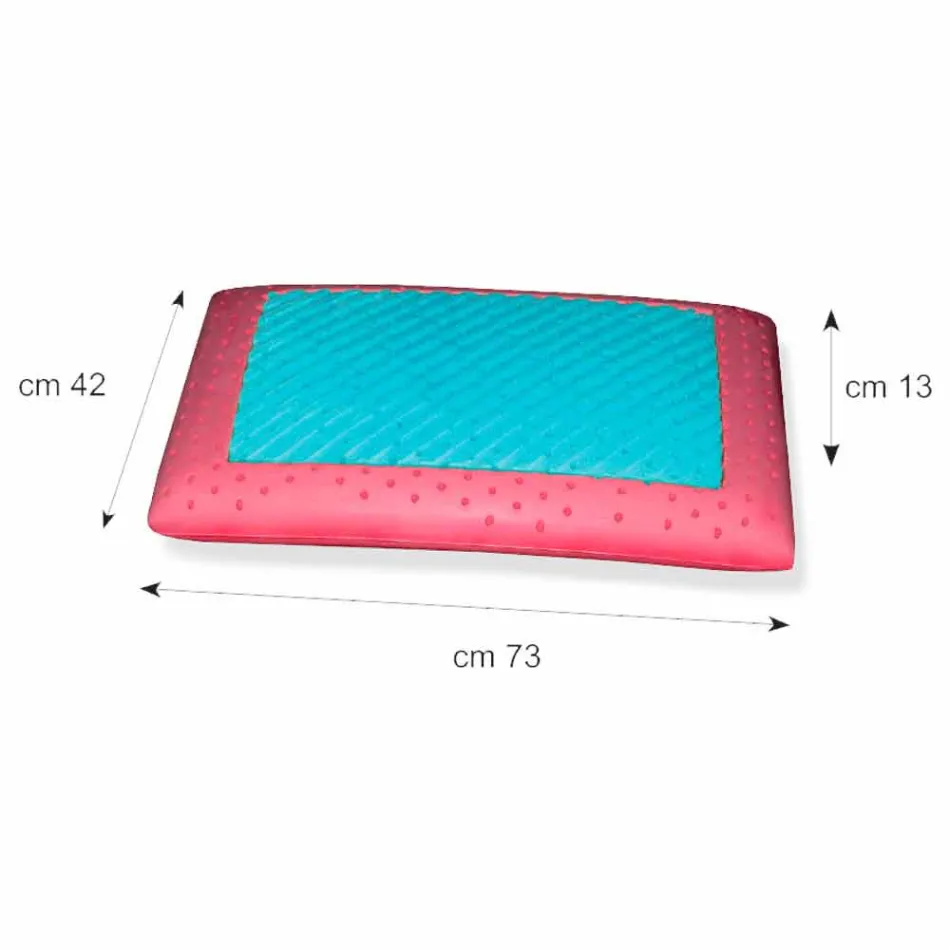 Poduszka w pamięci Żeń-szeń i Memory AirSense o wysokości 13 cm Made in Italy - Metz Viadurini