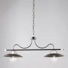 Oświetlenie ze szkła i metalu wyprodukowane we Włoszech do wyrafinowanych przestrzeni – Equinozio Viadurini