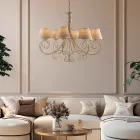 Oświetlenie ze szkła i metalu wyprodukowane we Włoszech do tworzenia eleganckich przestrzeni – Draco Viadurini