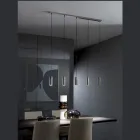 Lampa wisząca 5 z metalu Made in Italy - Przeczytaj Viadurini