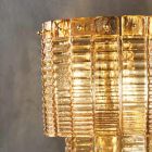 Nowoczesna lampa ścienna z luksusowego ręcznie wykonanego szkła Made in Italy - Valadier Viadurini