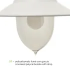 Kinkiet zewnętrzny w stylu vintage z aluminium Made in Italy - Cassandra Viadurini