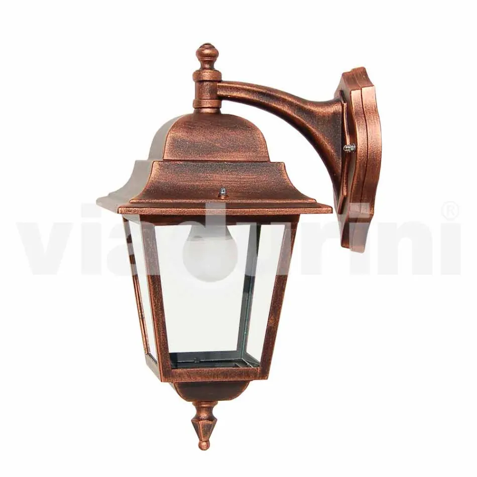 Aluminiowa kinkiet ogrodowy wyprodukowany we Włoszech, Aquilina Viadurini