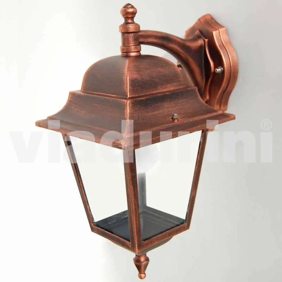 Aluminiowa kinkiet ogrodowy wyprodukowany we Włoszech, Aquilina Viadurini