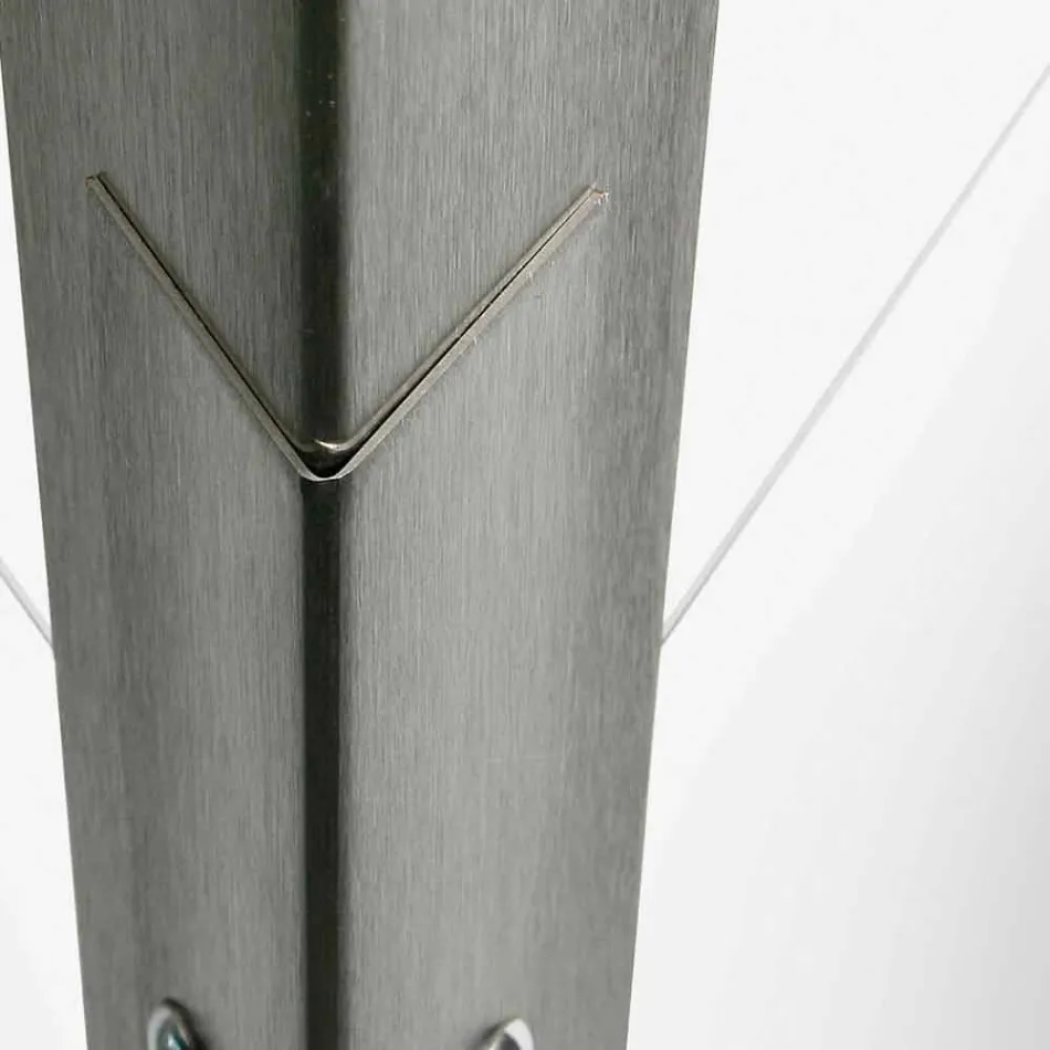 Ściemniana metalowa lampa ścienna ze zintegrowaną diodą LED Made in Italy - Celine Viadurini