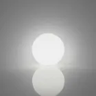 Kula ziemska / lampa stołowa Slide Globo biała jasna wykonana we Włoszech Viadurini