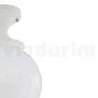 Lampa sufitowa z opalowego akrylu i białej konstrukcji aluminiowej - Trovabianco Viadurini