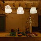 Nowoczesna lampa wisząca 3 światła, L.150xP.32cm, Gemma Viadurini