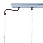 Lampa wisząca 3 światła Vintage ręcznie wykonane z żelaza i ceramiki - Chieti Viadurini